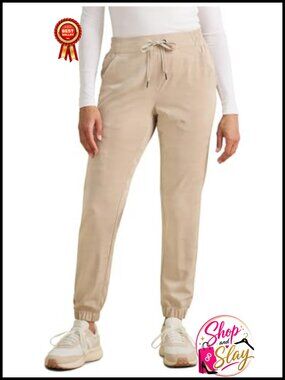 Healing Hands Women's Jogger Scrub Pants 5 Pockets Moisture-Wicking Stretch